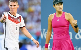 Schweinsteiger bị đồn hẹn hò với Ana Ivanovic